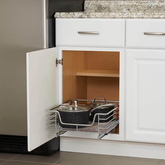 Household Essentials Glidez Chrome Cabinet Organizer